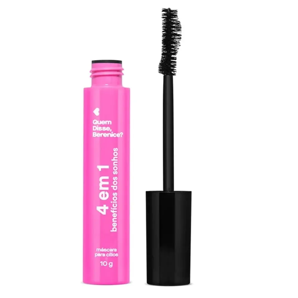 QUEM DISSE BERENICE Máscara Para Cílios 4 Em 1 Benefícios Dos Sonhos 10g - val. 06/2027 Máscara Para Cílios 4 Em 1 Benefícios Dos Sonhos 10gVocê desejou e Quem Disse, Berenice? trouxe um produto com 4 benefícios de uma vez só! Parece dos sonhos, e é mesmo!