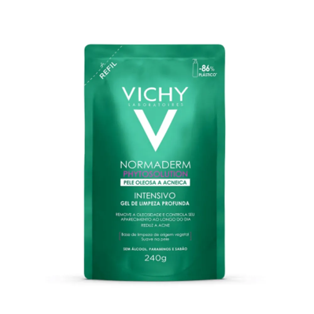Refil Gel de Limpeza Profunda Vichy Normaderm Phytosolution com 240g
