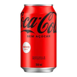 Refrigerante Coca-Cola Zero Lata 350ml
