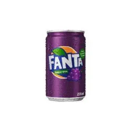 Refrigerante Fanta Uva Lata 220ml