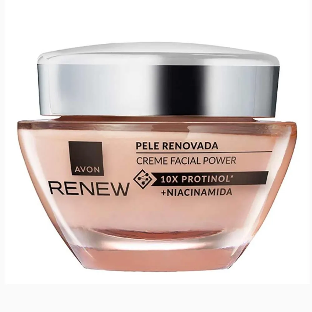 Renew Avon Power Creme Facial 10x Colágeno 50g