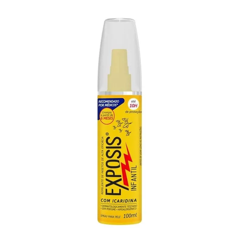 Repelente Spray Exposis c/ Icaridina Infantil 100ml
