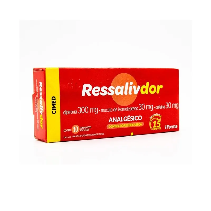 Ressaliv Dor 10 Comprimidos Revestidos