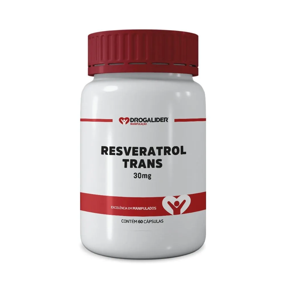 Resveratrol Trans 30mg - 60 cápsulas
