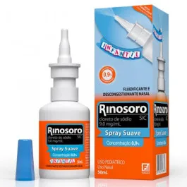 Rinosoro SIC Infantil 9mg/ml - Spray Nasal com 50ml