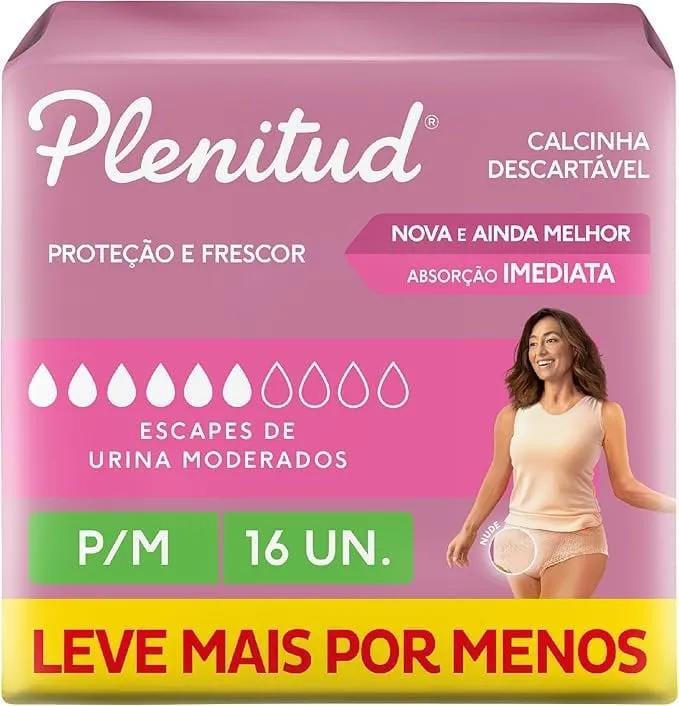 Roupa Íntima Plenitud Active Mulher P/M Leve 16 e Pague 15