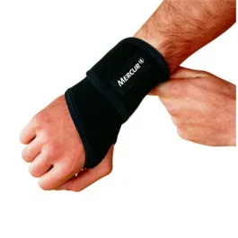 Órtese para Punho Ajustável Bilateral Preta - Mercur