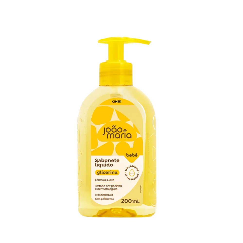 Sabonete Liquido Glicerina Joao E Maria 200ml