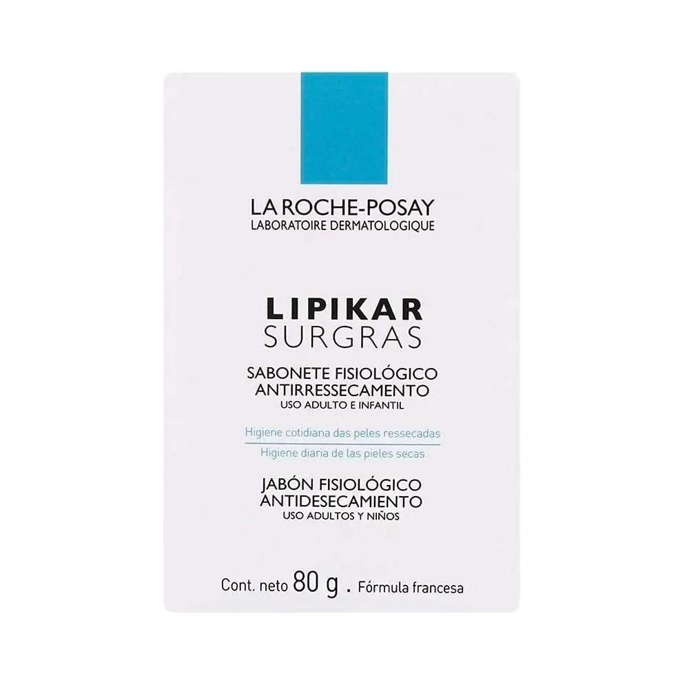 Sabonete Corporal Lipikar Surgras La Roche-Posay Em Barra 80g