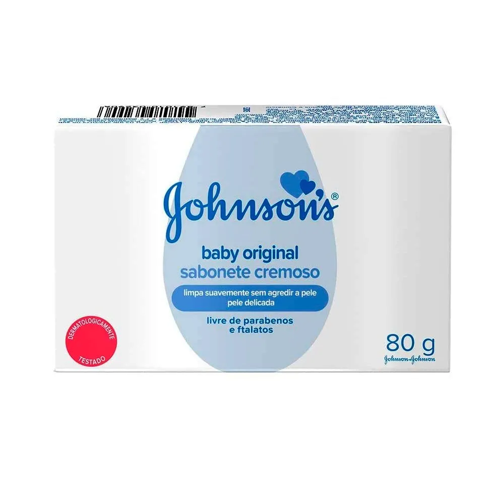 Sabonete em Barra Johnson's Baby Original 80g