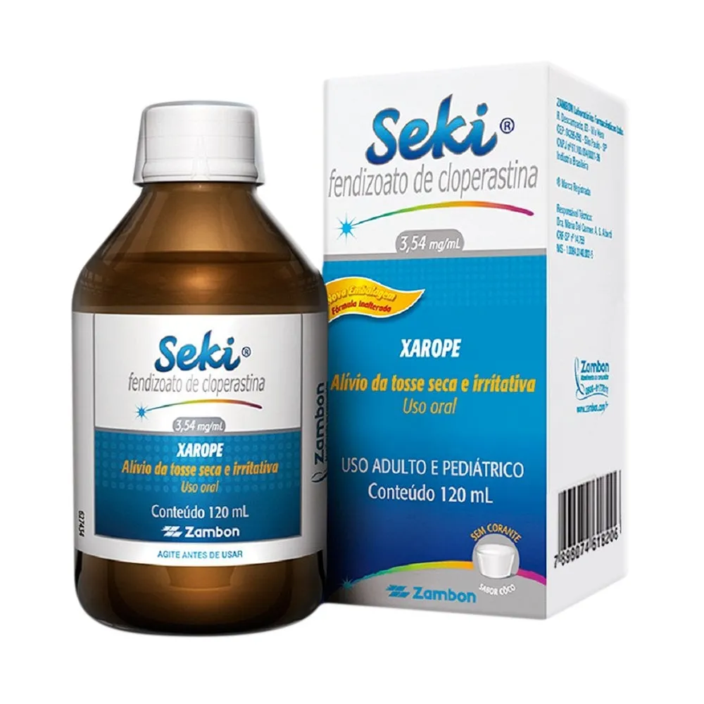 Seki 3,54mg, xarope, frasco com 120ml + copo medidor