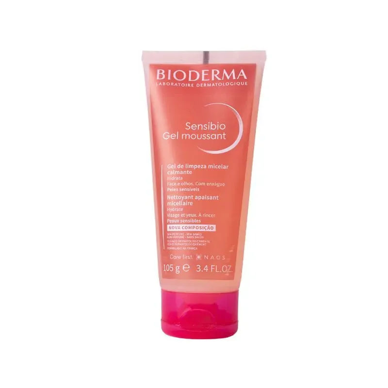 Sensibio Bioderma Gel Moussant 105ml Unika Cosmeticos - Unika Cosméticos