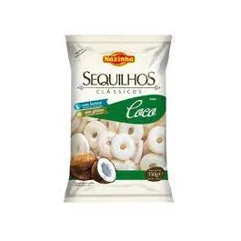 Biscoito Sequilhos Sabor Coco 350g - Nazinha