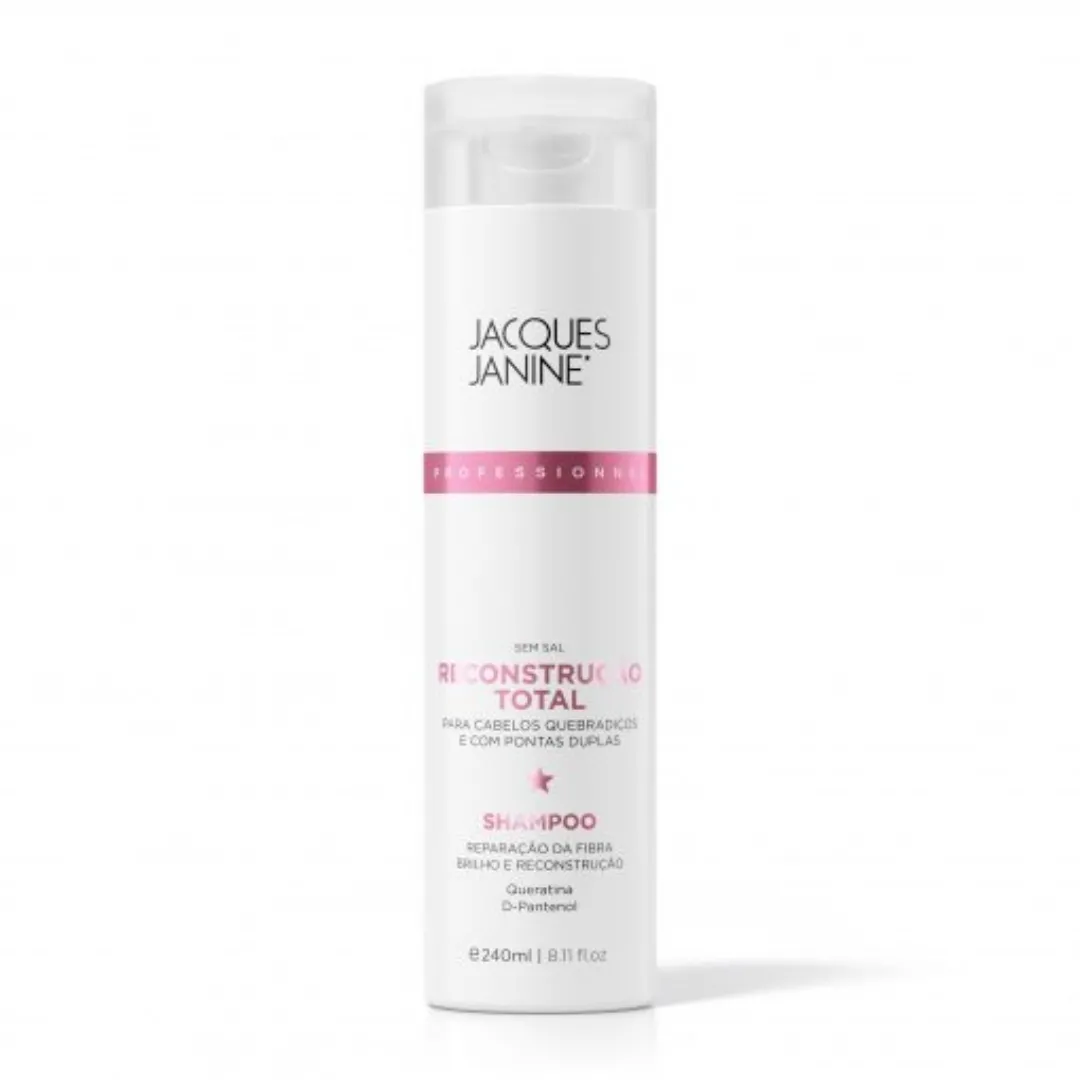 SHAMPOO RECONSTRUÇÃO TOTAL JACQUES JANINE 240ML