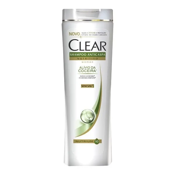 Shampoo Anticaspa Clear Women Alívio da Coceira 200ml