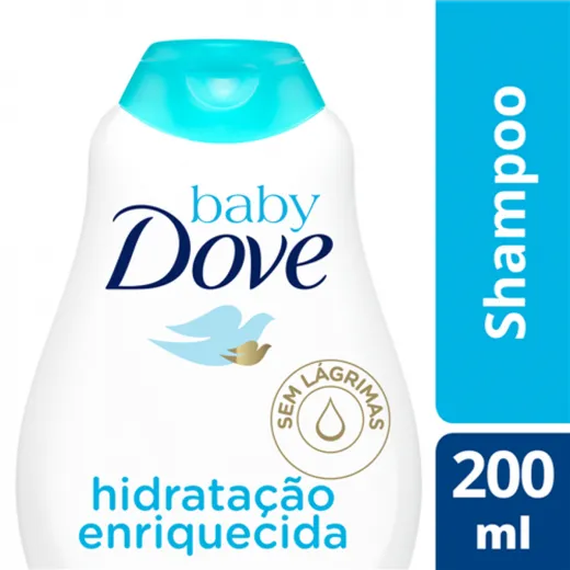 Shampoo Baby Dove Hidratação Enriquecida 200ml