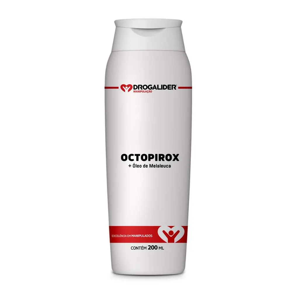 Shampoo com Octopirox e Óleo de Melaleuca 200ml Shampoo Anticaspa