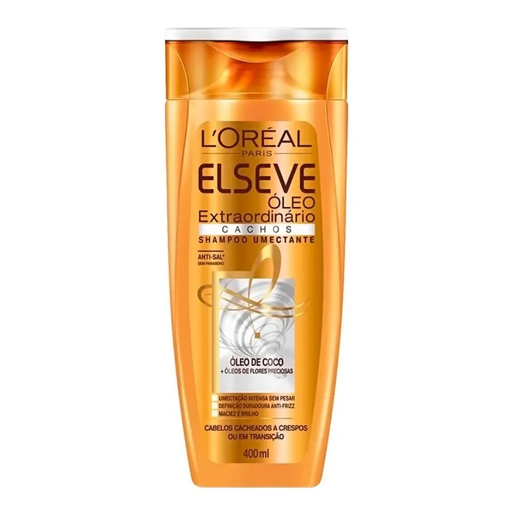 Shampoo Elseve Óleo Extraordinário Cachos 400ml