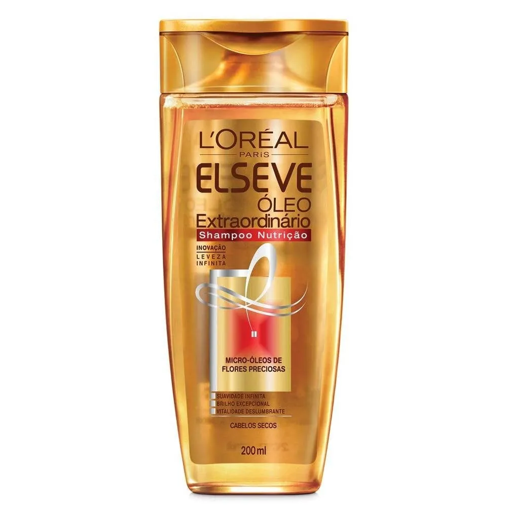 Shampoo Elseve Óleo Extraordinário Nutrição 200ml