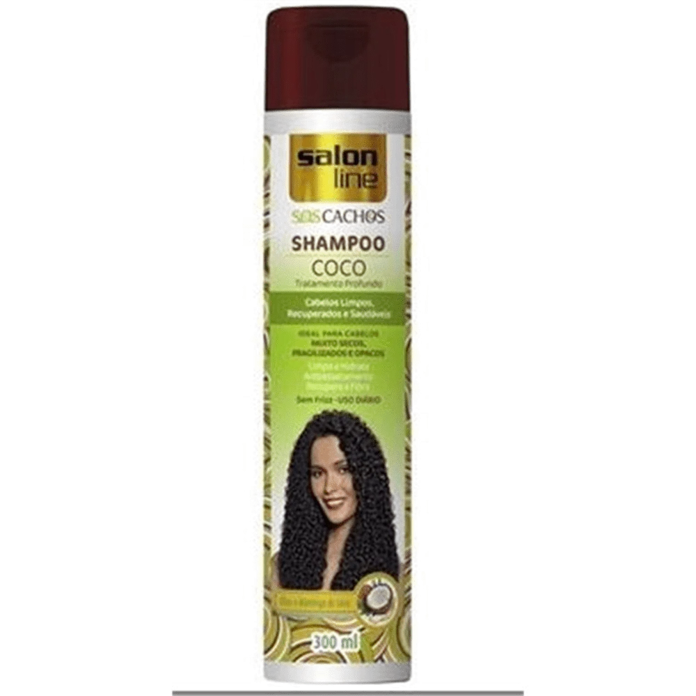 Shampoo S.O.S Cachos Coco Salon Line 300ml