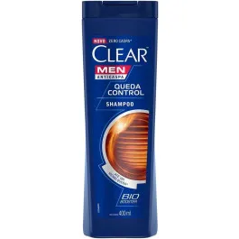 Shampoo Clear Men Anticaspa Queda Control 400ml