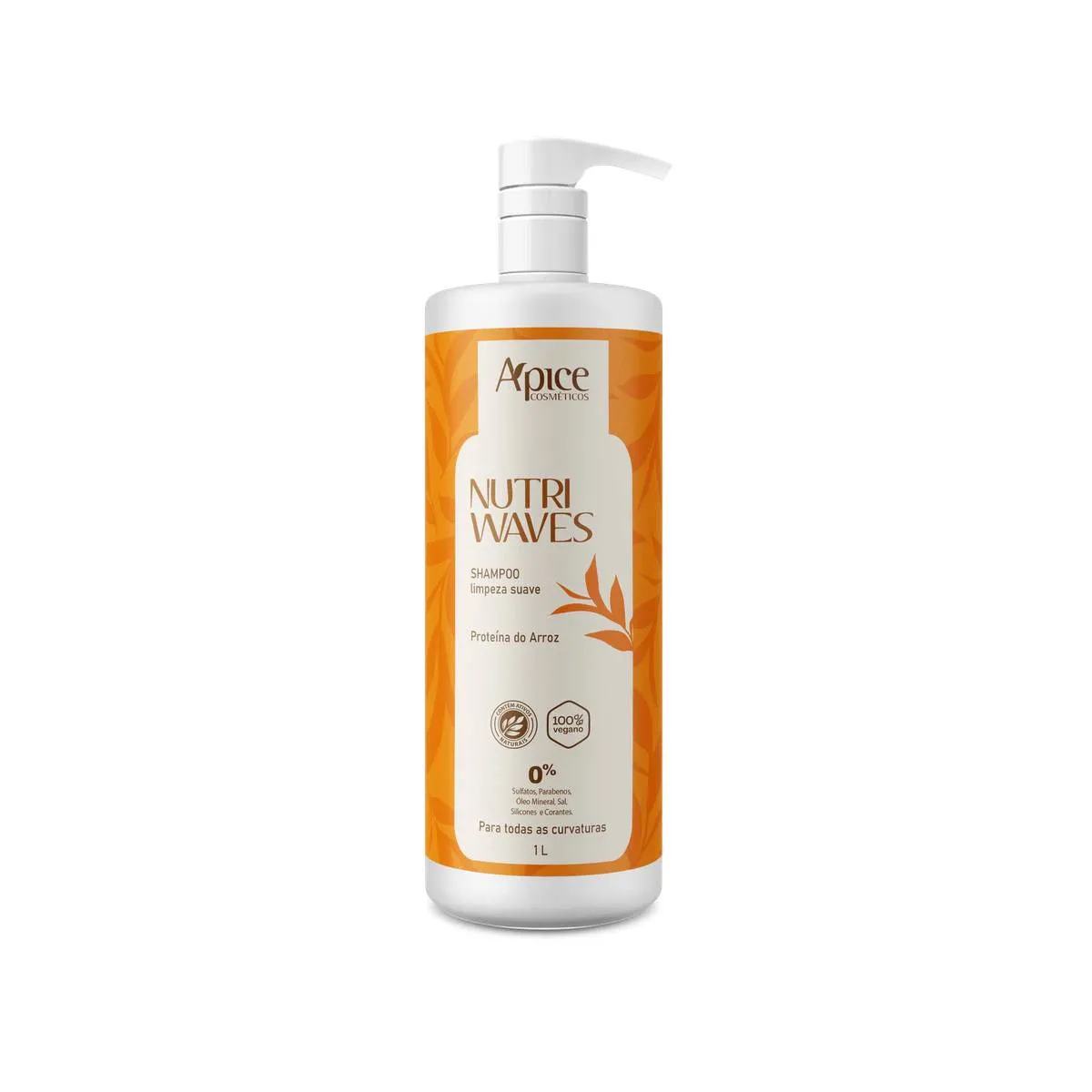 Shampoo Ápice Cosméticos Nutri Waves 1l