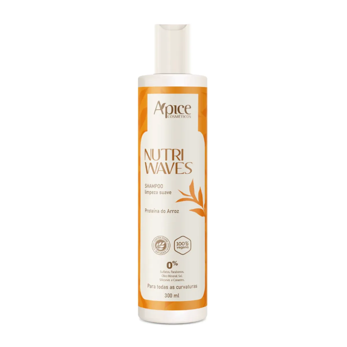 Shampoo Ápice Cosméticos Nutri Waves 300ml