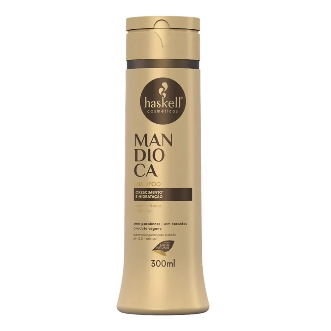 SHAMPOO DE MANDIOCA 300ML HASKELL