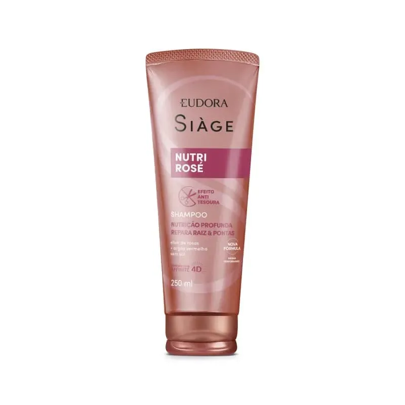 Shampoo Eudora Siàge Nutri Rosé 250ml