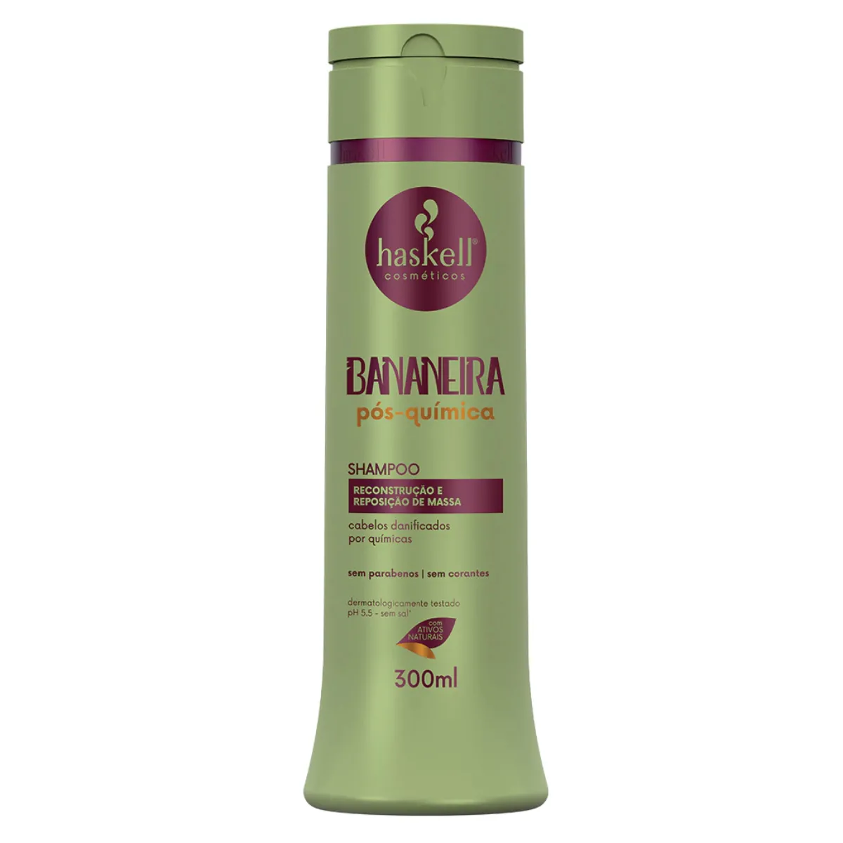 Shampoo Haskell Bananeira Pós-química 300ml