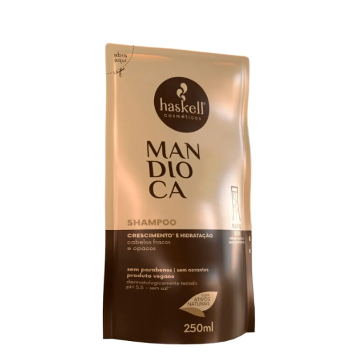 Shampoo Haskell Mandioca Refil 250ml