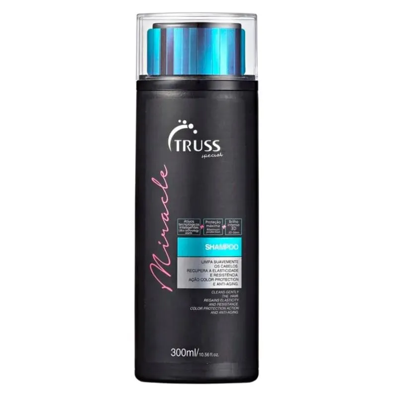 Shampoo Miracle Truss 300ml Unika Cosmeticos - Unika Cosméticos