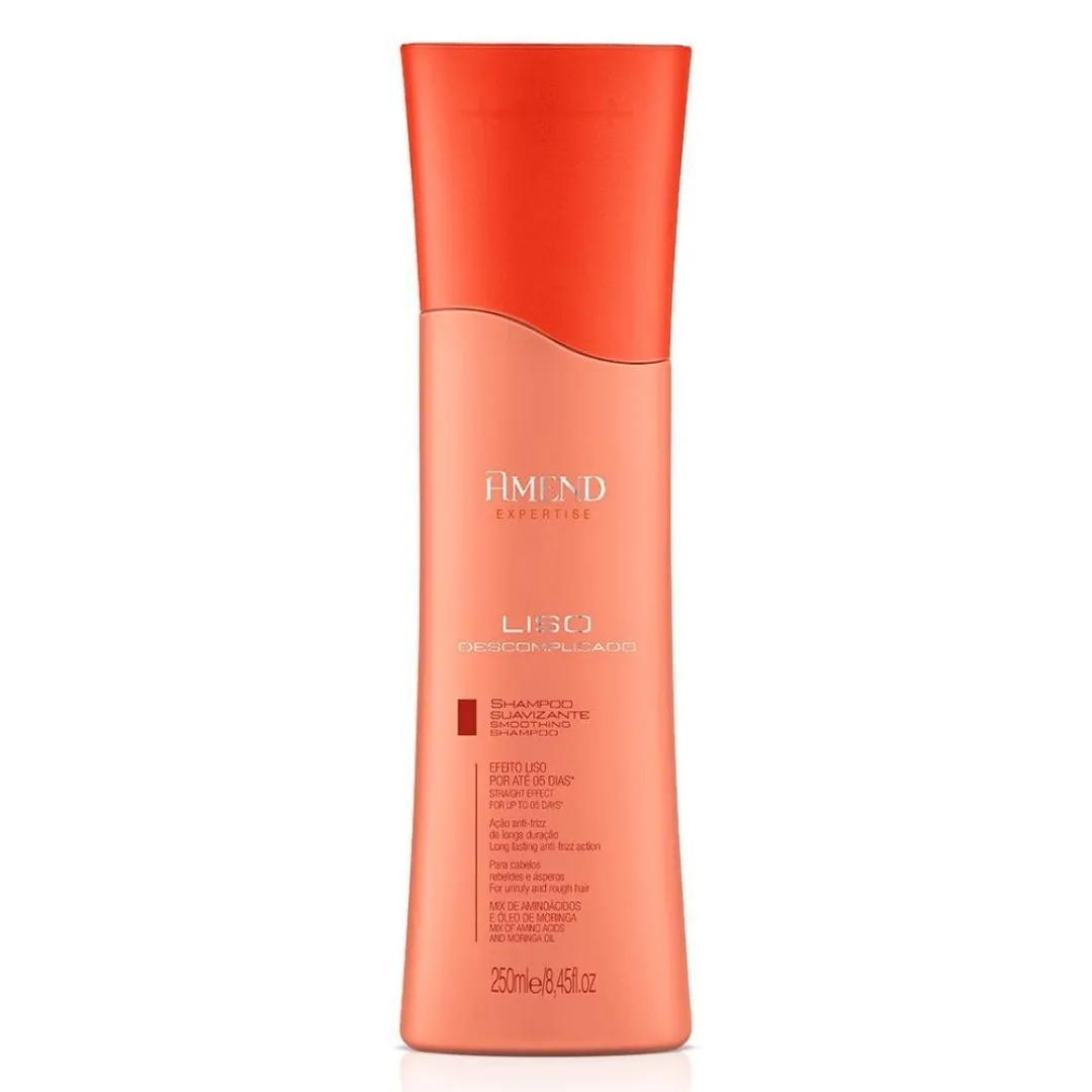SHAMPOO SUAVIZANTE AMEND EXPERTISE LISO DESCOMPLICADO 250ML