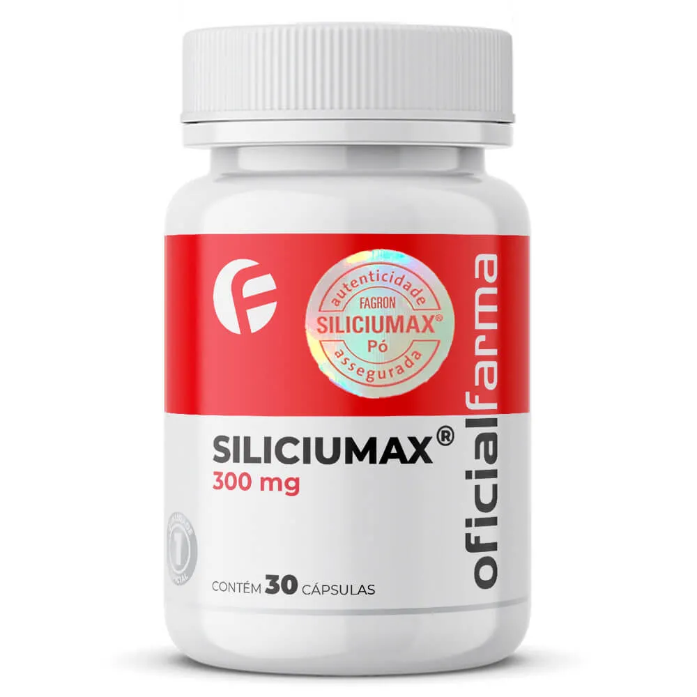 SiliciuMax ® 300mg 30 Cápsulas Com Selo de Autenticidade
