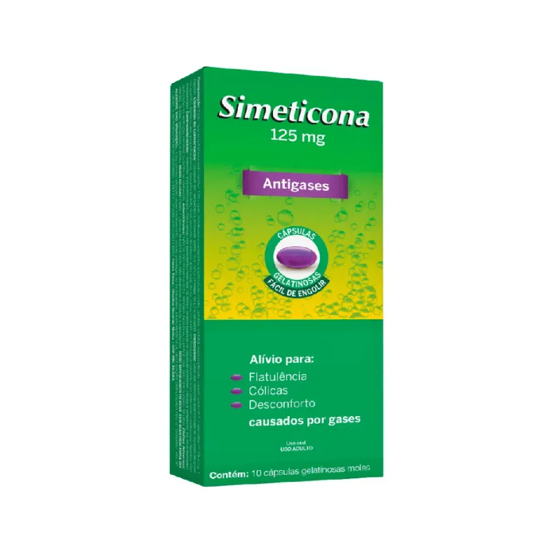 Simeticona 125mg Cimed 10 Cápsulas
