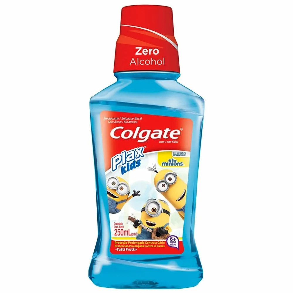 Solução Bucal Colgate Plax Kids Minions 250ml