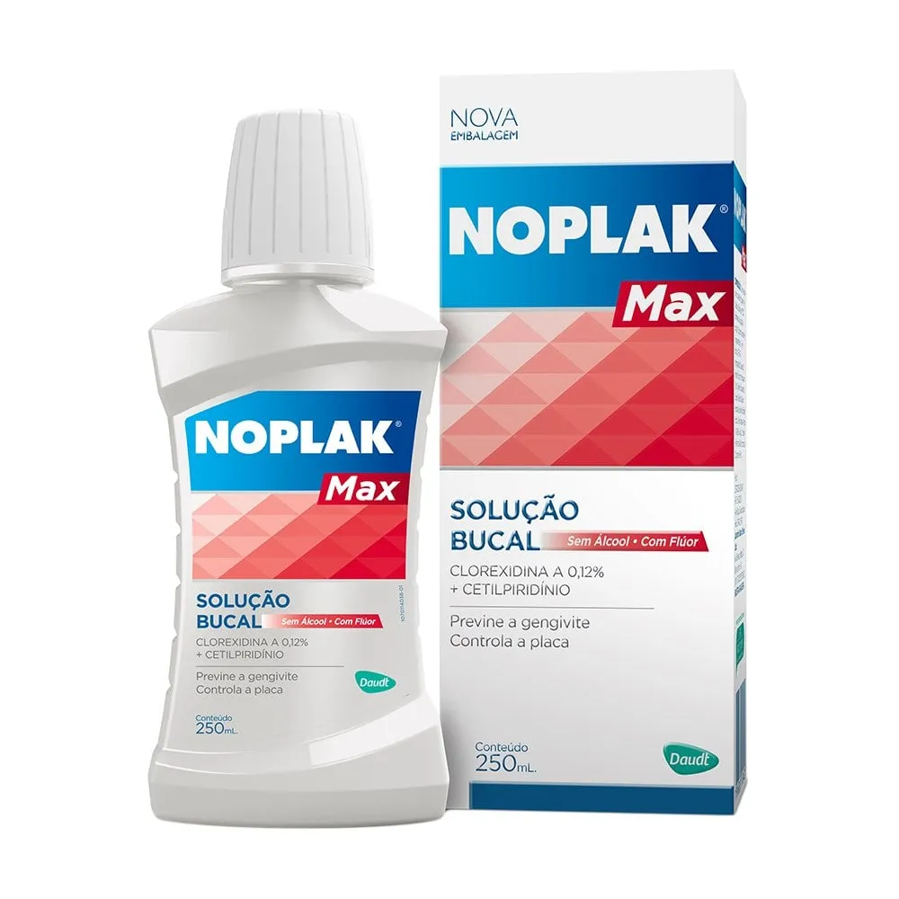 Solução Bucal Noplak Max Com Flúor 250ml