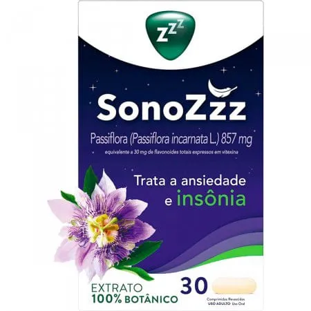Sonozzz Passiflora 857mg 30 Capsulas