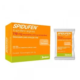 Spidufen 770mg/g - Sabor Damasco - 10 Envelopes com 3g