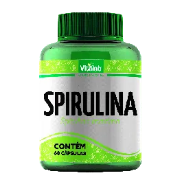 Spirulina 250mg 60 Cápsulas Vitalab