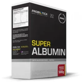Albumina Probiótica - Super Albumin - Sabor Morango e Banana 500g