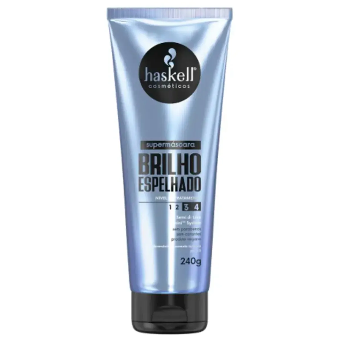 Supermáscara Capilar Haskell Brilho Espelhado 240g