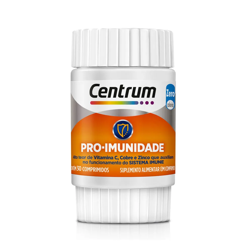 Suplemento Alimentar Centrum Pró-Imunidade Com 30 Comprimidos