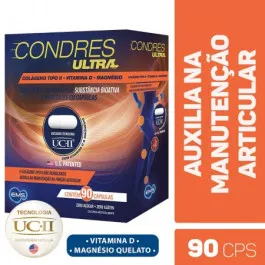 Colágeno Tipo 2 - Condres Ultra - 90 Cápsulas - EMS