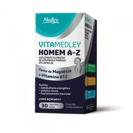 VitaMedley Homem A-Z - 30 Cápsulas