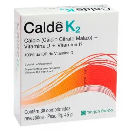 Caldê K2 30 Comprimidos - Marjan Farma