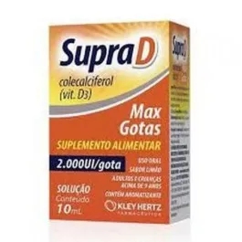 Vitamina D - Supra D 2.000UI Gotas - 10ml