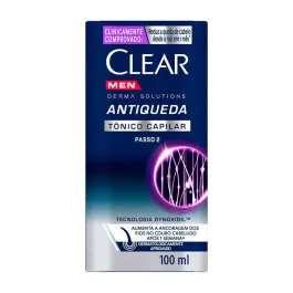 Tônico Capilar Antiqueda Clear Men Derma Solutions Passo 2 Spray 100ml