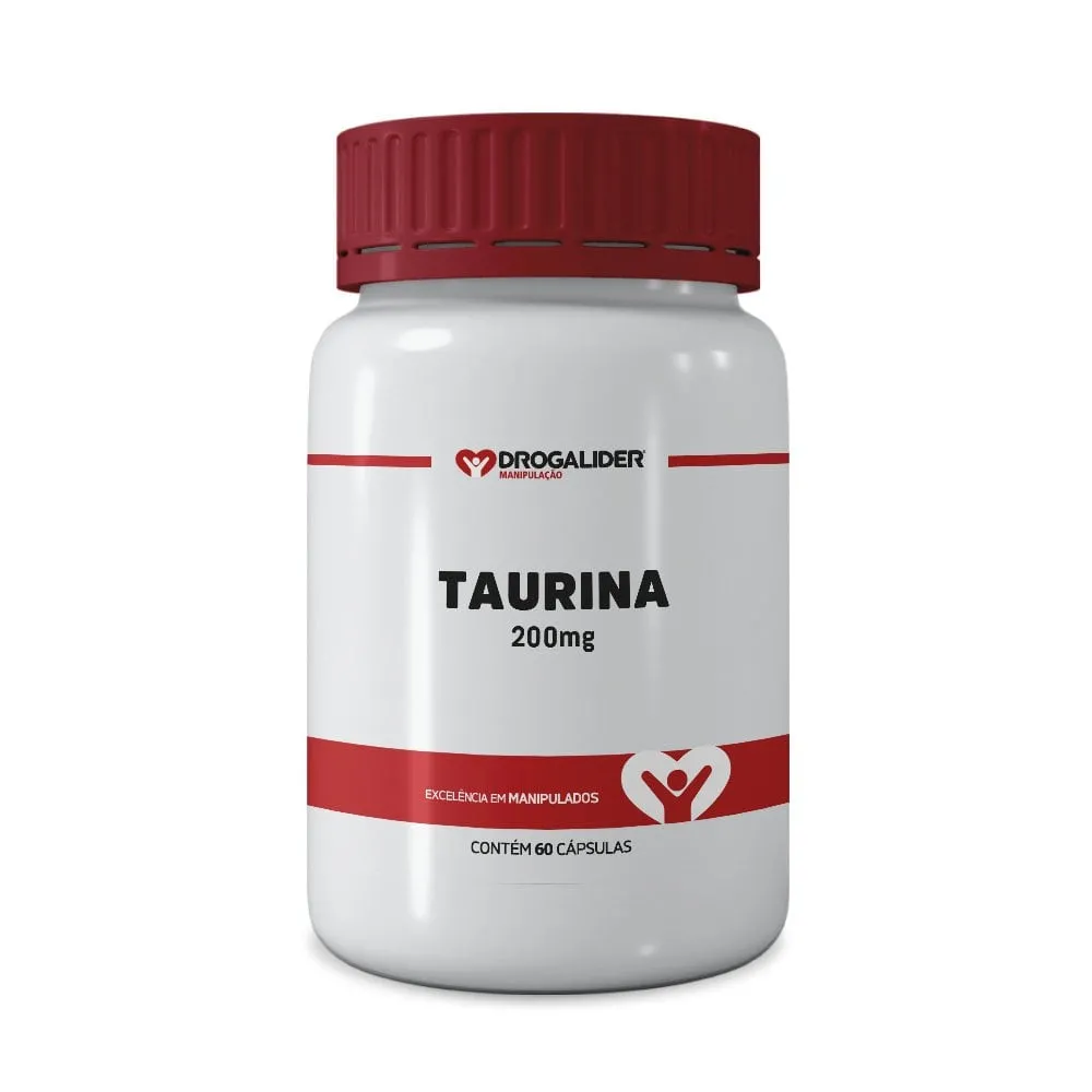 Taurina 200mg 60 cápsulas