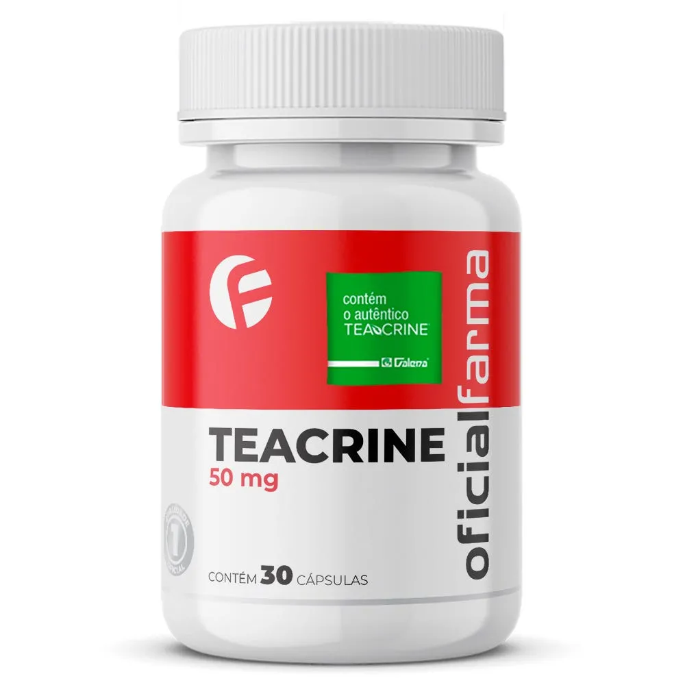 Teacrine® 50Mg 30 Cápsulas Com Selo de Autenticidade